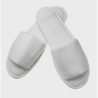 White International Robes Men's Waffle Slippers Shoes