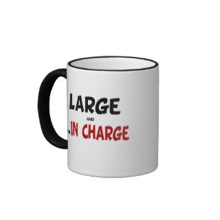Funny Large and in Charge  Boss Mug