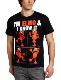 Mad Engine Men's Know Elmo T Shirt at  Mens Clothing store