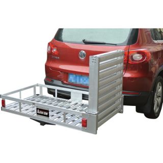 # 41196. Ultra-Tow Deluxe Aluminum Cargo Carrier with Ramp — 48 in. L x 28 in. W Platform, 500-Lb. Capacity