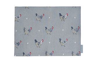 chicken tablecloth by sophie allport