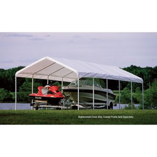 ShelterLogic 30ft. X 12ft. Replacement Canopy Top, White  Replacement Canopies