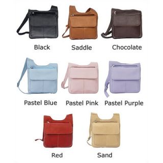 Piel Leather Fashion Avenue Slim Line Mail Bag