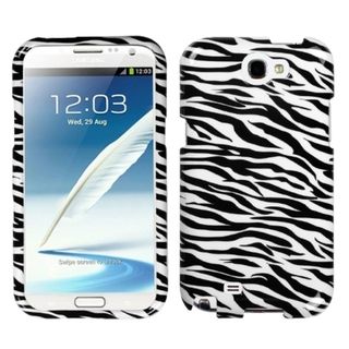 MYBAT Zebra Skin Phone Protector Case for Samsung Galaxy Note 2 MyBat Cases & Holders