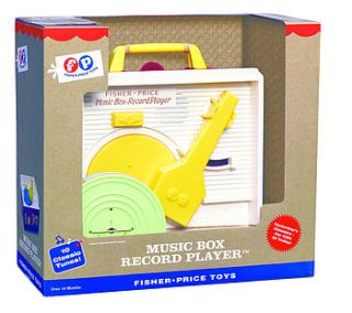 retro classic music box record player by i love retro