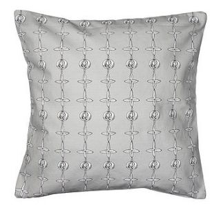 daisy grey cushion cover by siobhan mcintosh london