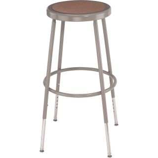 National Public Seating Adjustable Shop Stool — 300-Lb. Capacity, 19-27in.H, Model# 6218H  Shop Seats   Stools
