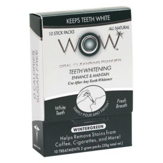 WOW Oral Cleansing Powder   Wintergreen   10ct