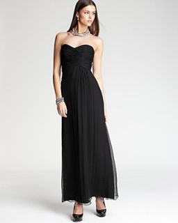 Amsale Sweetheart Strapless Ruched Gown's