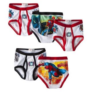 Spiderman Boys 5 Pack Brief   Assorted