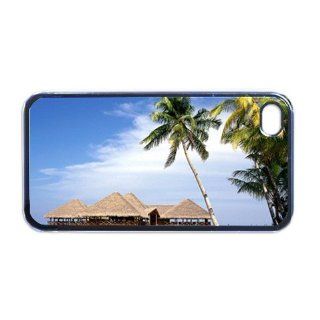 Scenic Beach Ocean Resort Apple RUBBER iPhone 5 Case / Cover Verizon or At&T Phone Great unique Gift Idea Cell Phones & Accessories