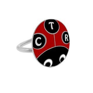 Adjustable "Lucky Ladybug" Pinch fit CTR Ring   K6 Toe Rings Jewelry