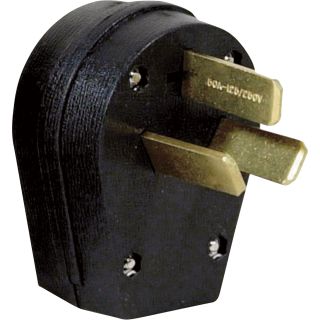 Hobart High Amp Straight Blade Crow Foot Male Power Plug — 230 Volt, 50 Amp, Model# 770025  Welding Cords   Adapters