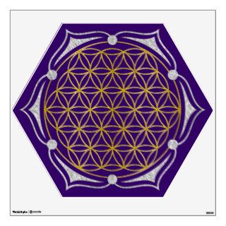 Flower of Life / Blume des Lebens   Lotus GOLD Wall Decals