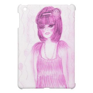 Party Girl Flapper in Hot Pink iPad Mini Case