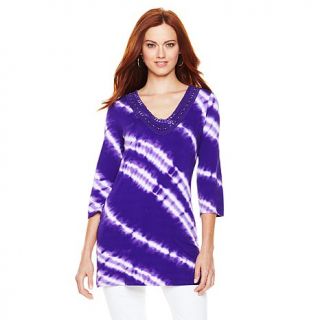 Antthony Tie Dye Knit Bell Sleeve Tunic