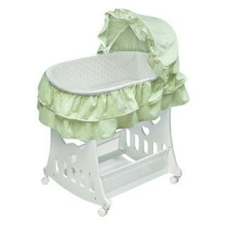 Badger Basket 2 in 1 Portable Bassinet with Toy