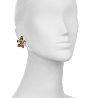 Heidi Daus "Seashore Chic" Crystal Starfish Earrings