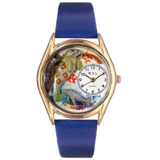 Whimsical Womens Manatee Royal Blue Leather Watch Whimsical Watches Watches