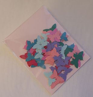 hand punched summertime coloured butterflies by happynestdesign