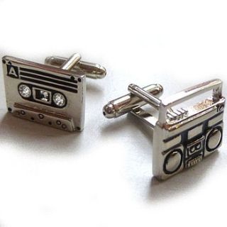 casette cufflinks by charlie boots
