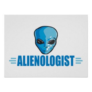 Funny Alien Lover Posters