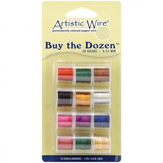 Artistic Wire Buy The Dozen Color Copper Wire, 28 Gauge