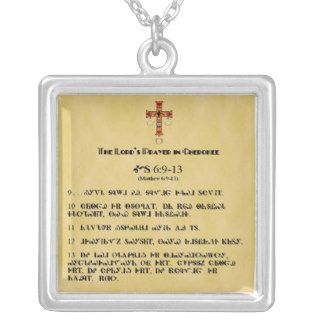 LORD'S PRAYER IN CHEROKEE NECKLACE