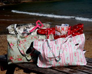 oilcloth weekend bag by love lammie