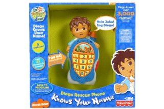 Fisher Price Go Diego Go Diego Knows Your Name Cell Phone Toys & Games