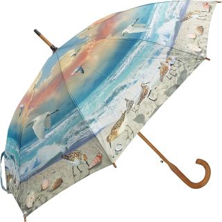 Galleria Beach Scene Auto Open Stick Umbrella