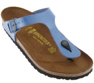 Birkenstock Pearlized Adjustable Thong Sandals —