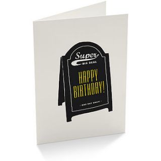 special age birthday cards by purpose & worth etc