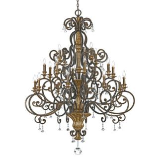 Quoizel Marquette Chandelier in Heirloom