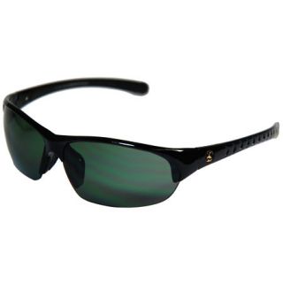 Sport Polarized Sunglasses with Case Black Frame w/Green Lens 756132