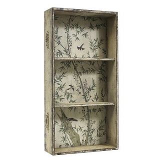 wallpapered drawer cabinet by out there interiors