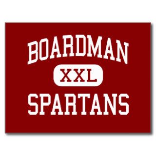 Boardman   Spartans   High School   Boardman Ohio Postcard
