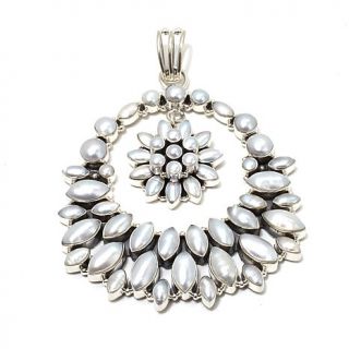 Himalayan Gems™ Cultured Freshwater Pearl "Flower" Sterling Silver Pendan