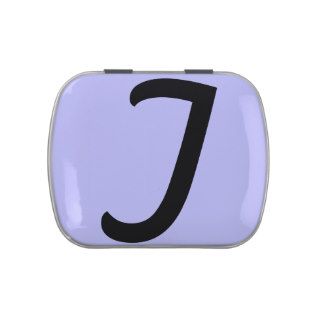 Purple Monogram Candy Tin, Personalized Mint case