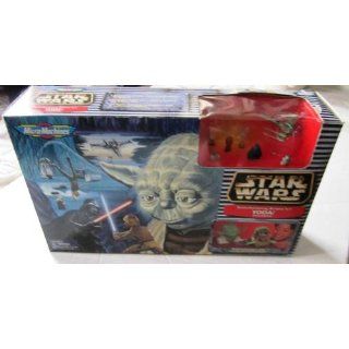 Star Wars Micro Machines Transforming Action Set Yoda Dagobah Toys & Games