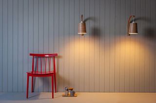 stem wall light, steambent wooden light by tom raffield