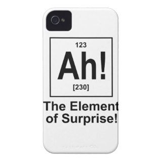 Ah The Element of Surprise. Case Mate iPhone 4 Case