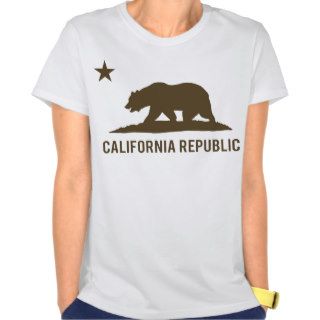 California Republic   Basic   Brown T Shirt