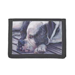 American Bulldog Painting on Wallet