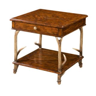 Theodore Alexander Hunting Lodge Lamp End Table