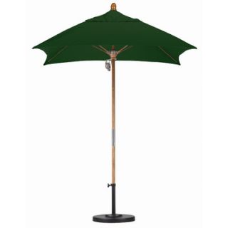 California Umbrella 6 Square Fiberglass Market Umbrella
