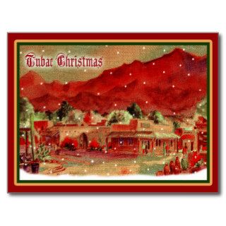Old Fashioned Tubac Christmas  Postcard