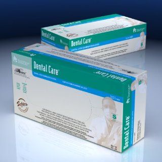 Dental Care Ltx Exam Glv, Powderless PolyLined Uni 10 boxes of 100/Case Health & Personal Care