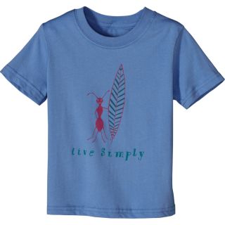 Patagonia Live Simply Surf Ant T Shirt   Short Sleeve   Toddler Girls