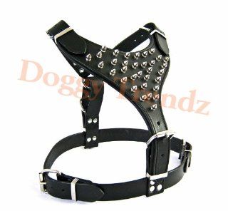 Avon Pet Products Ltd. Spike Leather Dog Harness Rottweiler Pitbull Doberman Bulldog  Pet Halter Harnesses 